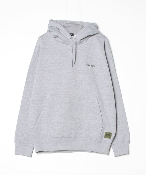 「Subciety」 プルオーバーパーカー LARGE グレー メンズ_画像5