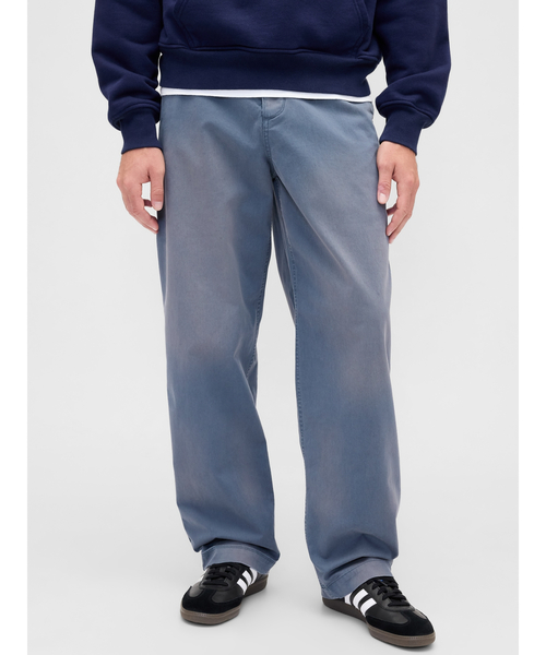 afb バギーチノパン　紺色　ショッパー付き GAP（ギャップ） チノパン バギーカーキパンツ メンズ : ZOZOTOWN