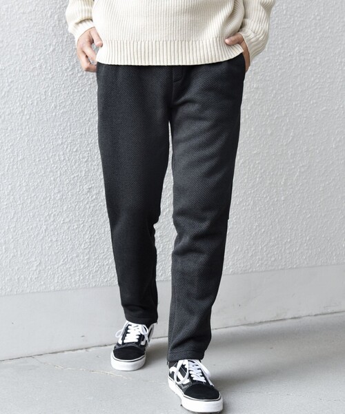 SHIPS any スウェットパンツ ジャージ any:「洗濯機可能」ニット