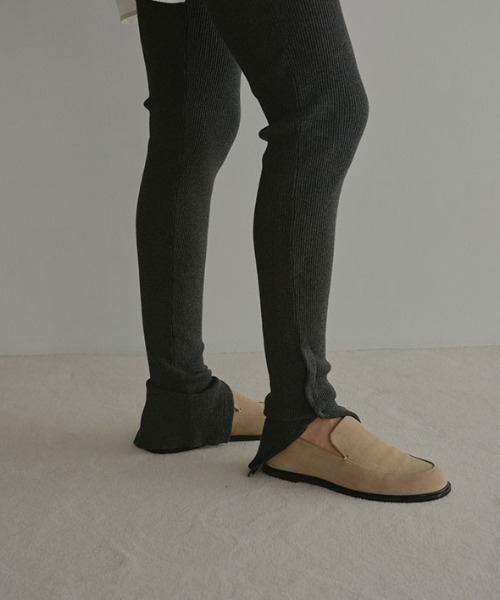 etretokyo　ヘムボタンニットレギンス ETRE TOKYO（エトレトウキョウ） レギンス スパッツ ヘムボタンニット