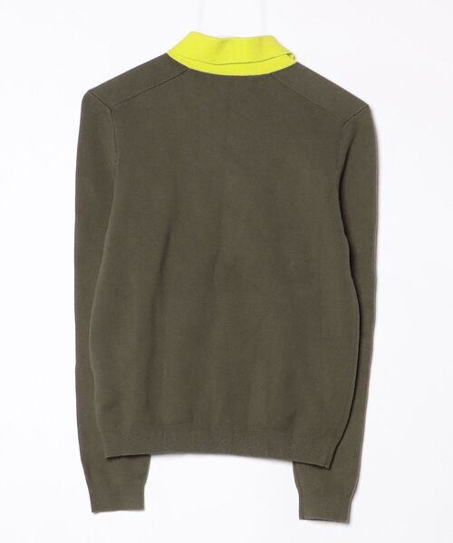CABaN カーディガン グリーン 中古・古着通販】CABaN (キャバン) コットンカシミヤ クルーネック