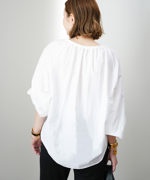 Deuxieme Classe（ドゥーズィエムクラス） 長袖ブラウス FREE ホワイト