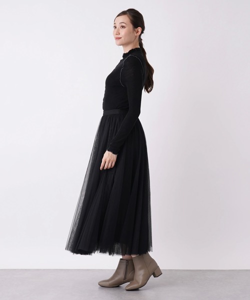 「en recre」 長袖カットソー 2 クリアグリーン レディース_画像8