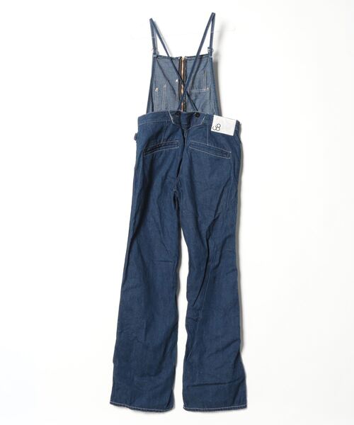 「Johnbull Private labo」 オーバーオール LARGE インディゴブルー レディース_画像2