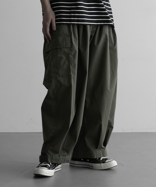 「RUUBON」 カーゴパンツ S ブラック メンズ_画像5