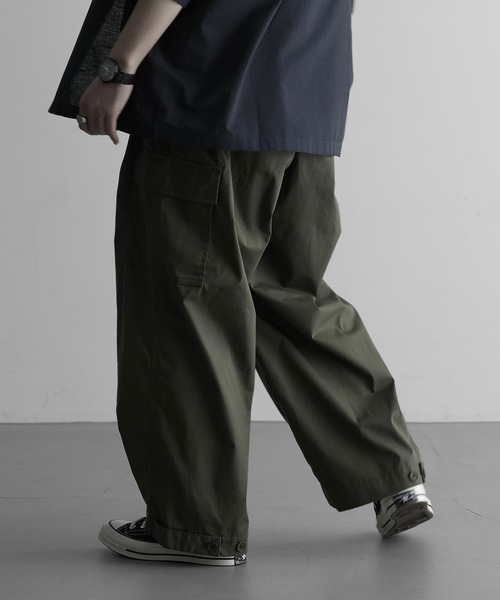 「RUUBON」 カーゴパンツ S ブラック メンズ_画像6