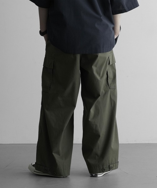 「RUUBON」 カーゴパンツ S ブラック メンズ_画像7