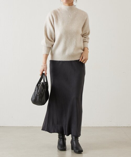 BEARDSLEY（ビアズリー） ニット セーター 後ろ釦ファーニット