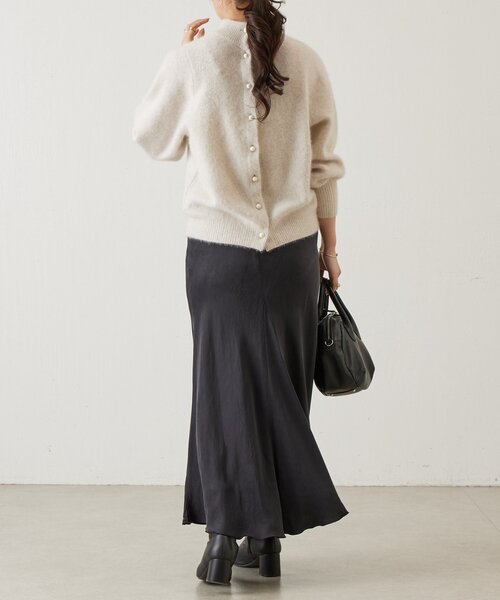 BEARDSLEY（ビアズリー） ニット セーター 後ろ釦ファーニット