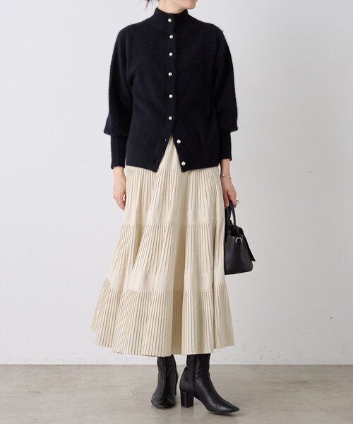 BEARDSLEY（ビアズリー） ニット セーター 後ろ釦ファーニット