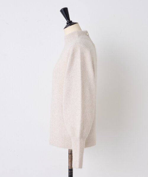 BEARDSLEY（ビアズリー） ニット セーター 後ろ釦ファーニット