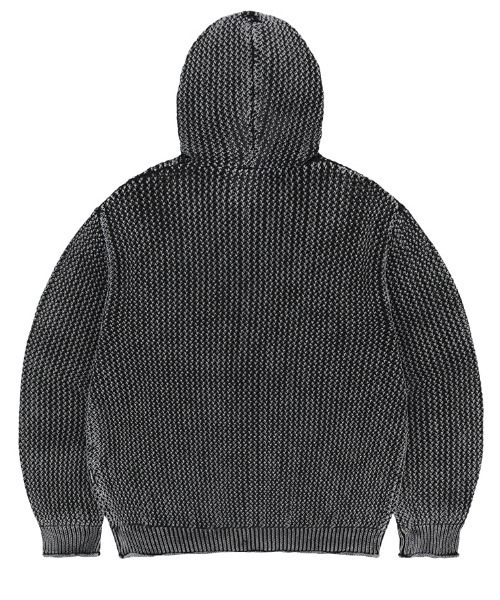 パーカー 「mahagrid/マハグリッド」 Pigment Mesh Zip-Up Knit/ピグメントメッシュジップアップニット レディース_22