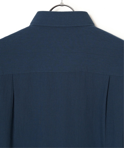 「ikka」 7分袖シャツ X-LARGE ネイビー メンズ_画像5