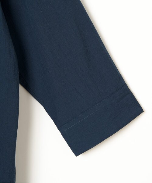 「ikka」 7分袖シャツ X-LARGE ネイビー メンズ_画像6