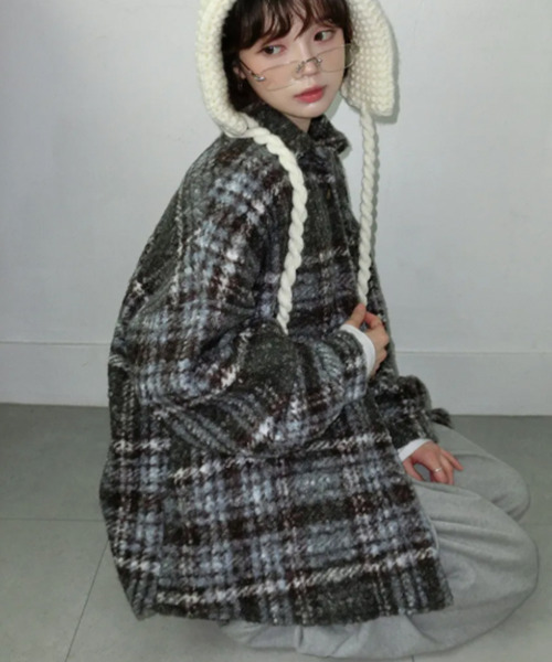 コート アウター チェック柄 シャツジャケット レディース : ZOZOTOWN