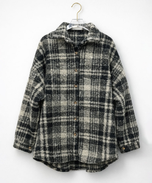 コート アウター チェック柄 シャツジャケット レディース : ZOZOTOWN
