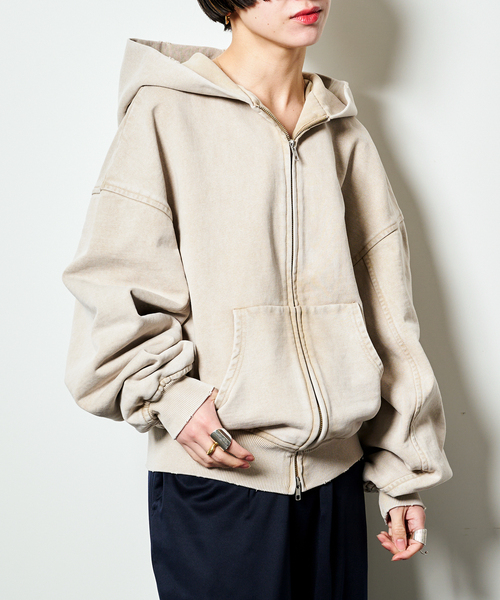 CITY SHOP オーバーサイズスウェット CITYSHOP（シティショップ） トレーナー スウェット 「追加」V/O ZIP