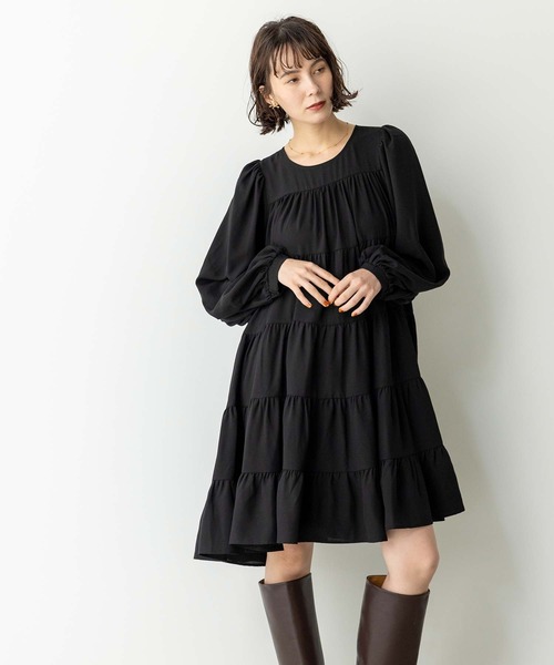 「anana」 長袖チュニック FREE ブラック レディース_画像7