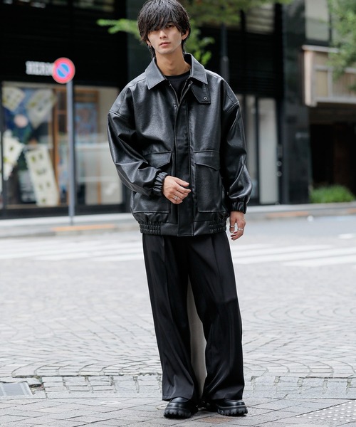 「ADMIX/ATELIER SAB MEN」 ブルゾン L ダークブラウン メンズ_画像5