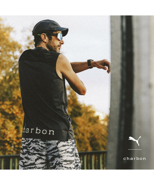 Puma charbon ノースリーブTシャツ Mサイズ PUMA（プーマ） メンズ ランニング PUMA x charbon タンクトップ