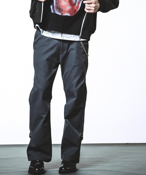 NO ID.」 パンツ 1 ブラック メンズ NO ID. BLACK / ストレッチハード