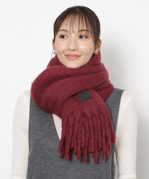 「FURLA」 ストール FREE サックスブルー レディース_画像8