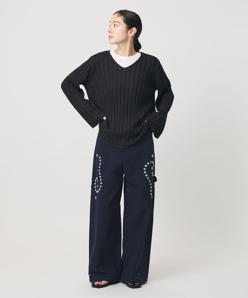 BEAUTY＆YOUTH UNITED ARROWS パンツ コットン メタルモチーフ