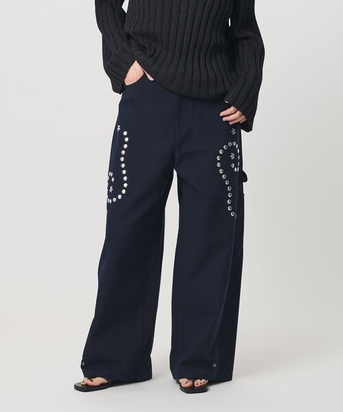 BEAUTY＆YOUTH UNITED ARROWS パンツ コットン メタルモチーフ