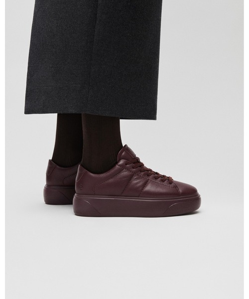 「ECCO」 ローカットスニーカー 36 パープル レディースの画像