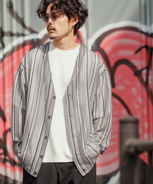 「improves」 カーディガン LARGE ネイビー メンズ_画像5