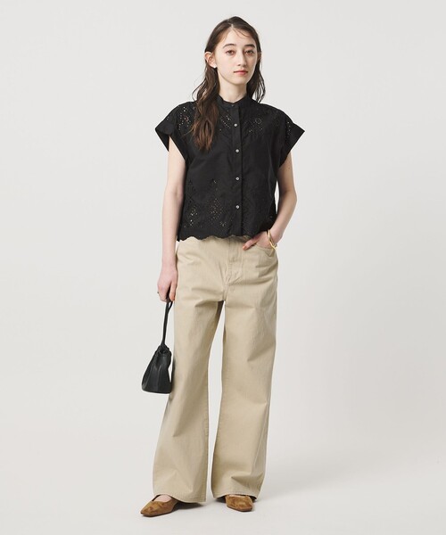 TICCA（ティッカ） ブラウス シャツ 「TICCA」レース フレンチスリーブ