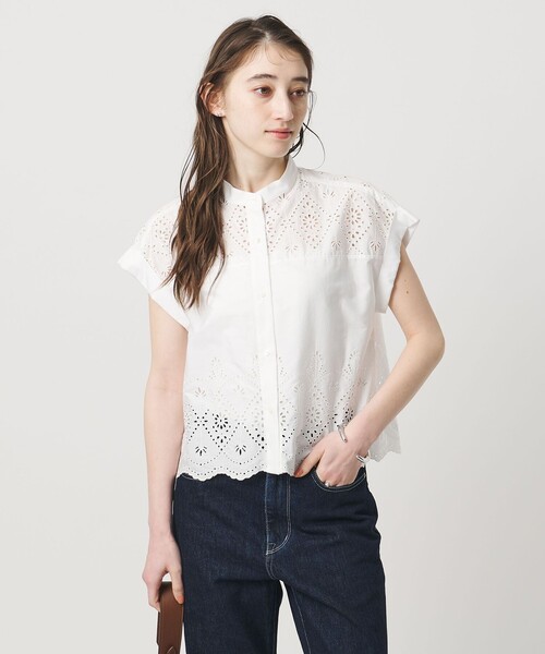 TICCA（ティッカ） ブラウス シャツ 「TICCA」レース フレンチスリーブ