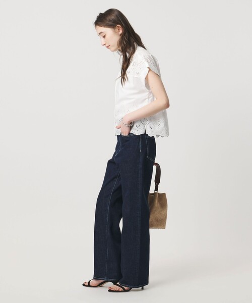 TICCA（ティッカ） ブラウス シャツ 「TICCA」レース フレンチスリーブ