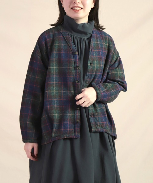 「Brocante」 カーディガン 2 ブラウン系その他 レディース_画像2