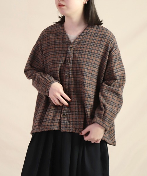 「Brocante」 カーディガン 2 ブラウン系その他 レディース_画像8