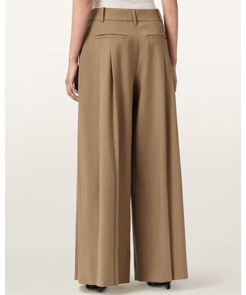 ワイドパンツ スラックス パンツ POPPY WIDE LEG PLEATED TROUSERS | POPPY ワイド レッグ プリーツ トラウザーの画像