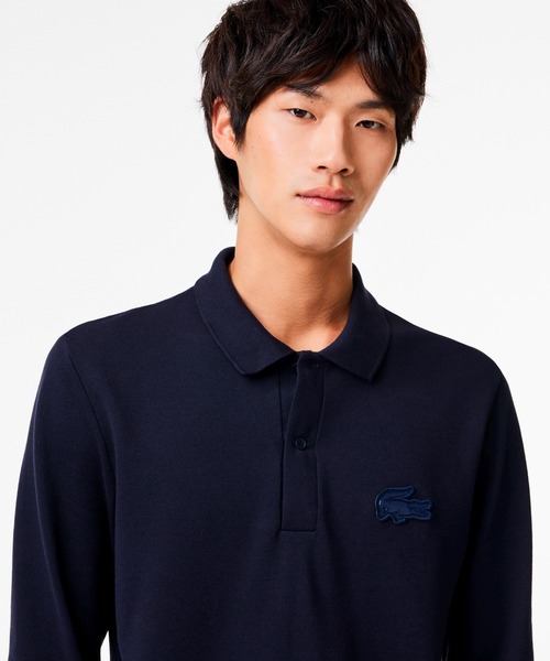「LACOSTE」 長袖ポロシャツ 3 ダークネイビー メンズ