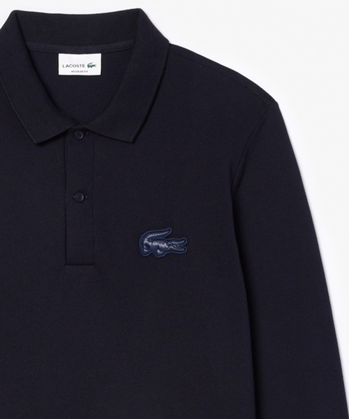 「LACOSTE」 長袖ポロシャツ 3 ダークネイビー メンズ