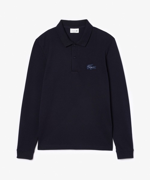 「LACOSTE」 長袖ポロシャツ 3 ダークネイビー メンズ