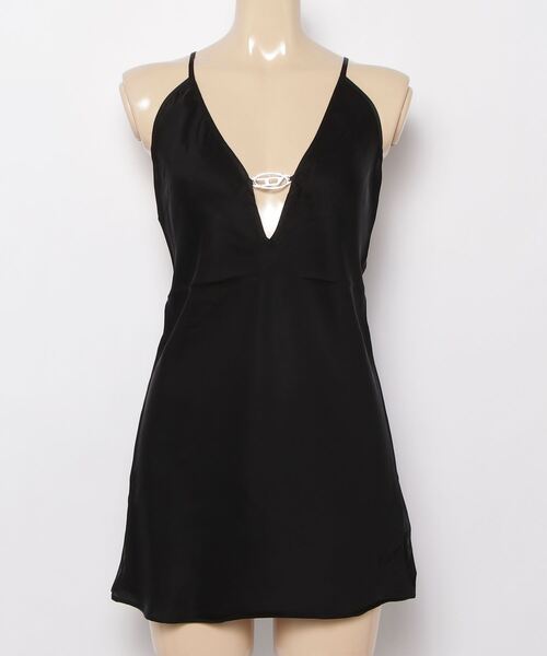 DIESEL キャミソールワンピース DIESEL（ディーゼル） キャミソールワンピース X-SMALL ブラック