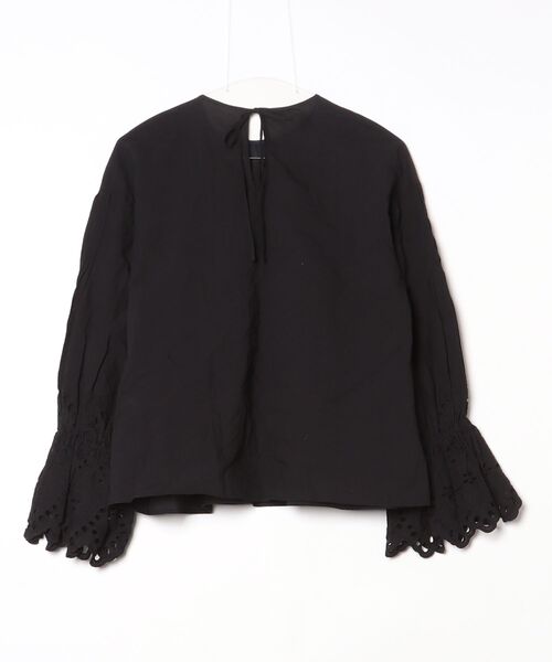 「U by SPICK&SPAN」 長袖ブラウス FREE ブラック レディース_画像2