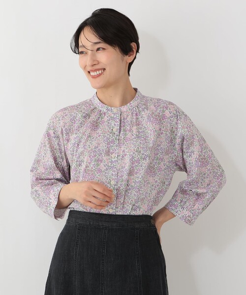 今季新品 アフタヌーンティー リバティ 限定カラー ブラウス M〜Lサイズ AfternoonTea - 今季新品 アフタヌーンティー リバティ 限定カラー