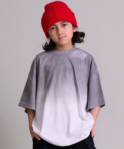 On グラデーション 半袖Tシャツ PAIRMANON STREET（ペアマノンストリート） tシャツ 「90-160cm