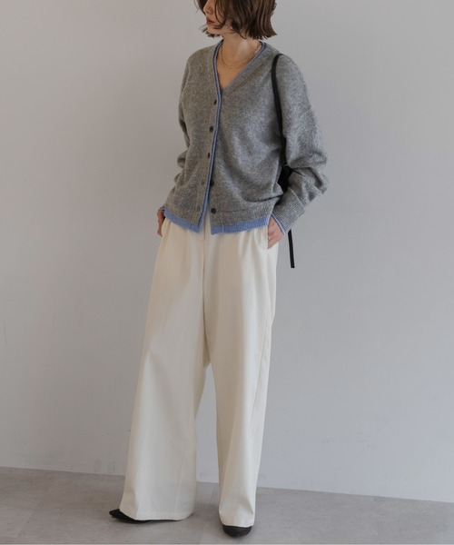 「Bonjour Sagan」 「ANDSEARCH」チノパンツ FREE キナリ レディース_画像4