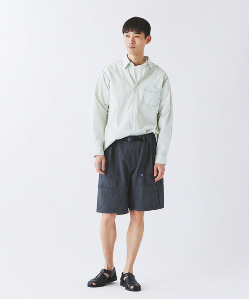 Gramicci（グラミチ） パンツ 別注 サッカー チェック ショーツ メンズ