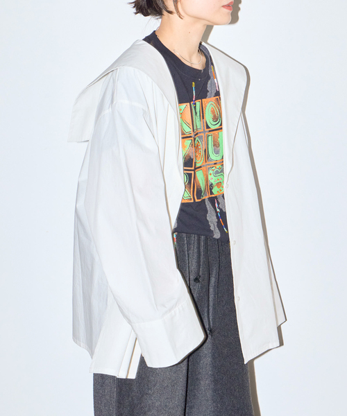 CITYSHOP（シティショップ） ブラウス シャツ SAILOR COLLAR シャツ