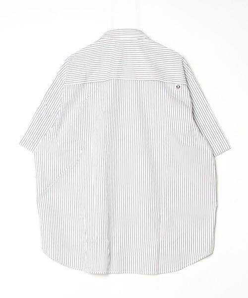 シャツ AAPE NOW SHORT SLEEVE SHIRT(stripe) メンズの画像