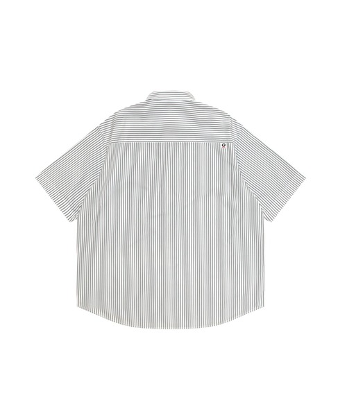 シャツ AAPE NOW SHORT SLEEVE SHIRT(stripe) メンズの画像