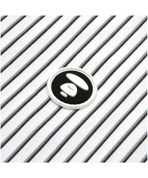 シャツ AAPE NOW SHORT SLEEVE SHIRT(stripe) メンズの画像