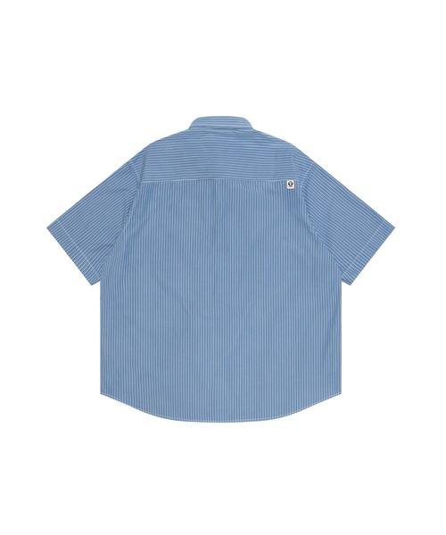 シャツ AAPE NOW SHORT SLEEVE SHIRT(stripe) メンズの画像